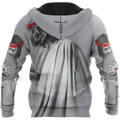 In the Arms of Lord v1 Grey Tone - Christian - 3D All Over Printed Style for Men and Women