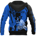 Customize Name Police 3D All Over Printed Unisex Shirts Thin Blue Line