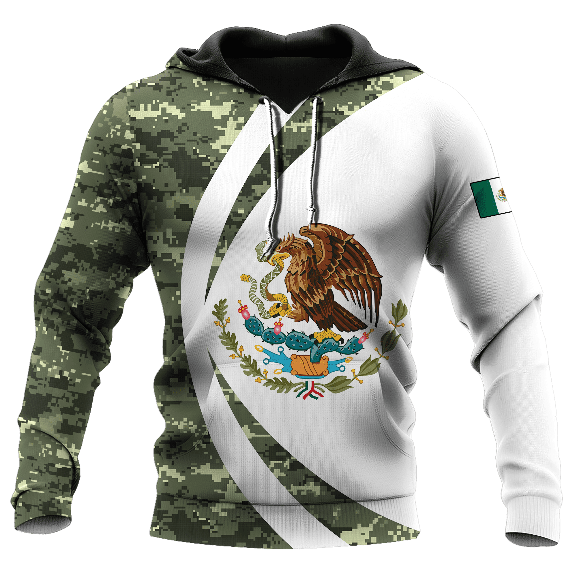 Mexico Hoodie Persionalized 3D All Over Printed Shirts