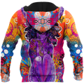 African Strong Girl Unisex Deluxe Hoodie ML