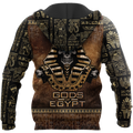 Pharaoh Skull Ancient Egypt 3D Shirts for men and women