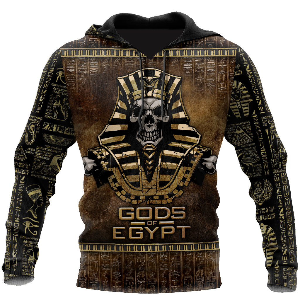 Pharaoh Skull Ancient Egypt 3D Shirts for men and women