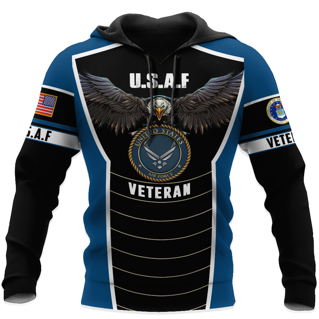 U.S Airforce veteran Eagle Pride design 3d print shirts Proud Military