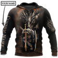 Dragon Knight Templar God Today I Whispered 3D Hoodie Shirt For Men And Women Custom Name Ver2