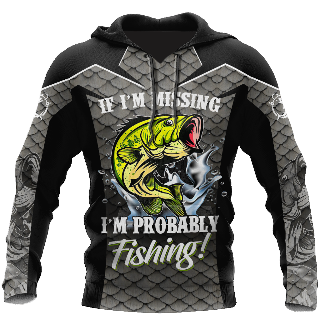 Bass Silver Sports Probably Fishing 3d print shirts