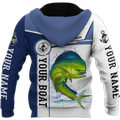 Custom name Mahi-mahi fishing Catch and Release 3D Design print shirts