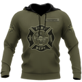 Customize Name Firefighter Hoodie For Men And Women MH27042101
