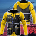 Premium Electrician And Lineman Safety All Over Printed Shirts For Men And Women MEI