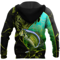 Bass fishing underwater Yinyang camo 3d print shirts