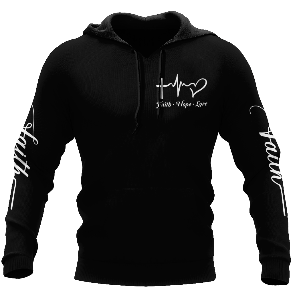 Faith Hope Love - Christian - 3D All Over Printed Style for Men and Women