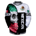 Mexican Skull 3D All Over Printed Unisex Hoodie