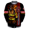Brave Firefighter Baseball jacket 3D All Over Printed Shirts TNA10132003