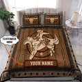 Personalized Name Rodeo Bedding Set Skull