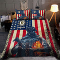 Custom Bedding For United States Army Veteran  3D Design Bedding Set