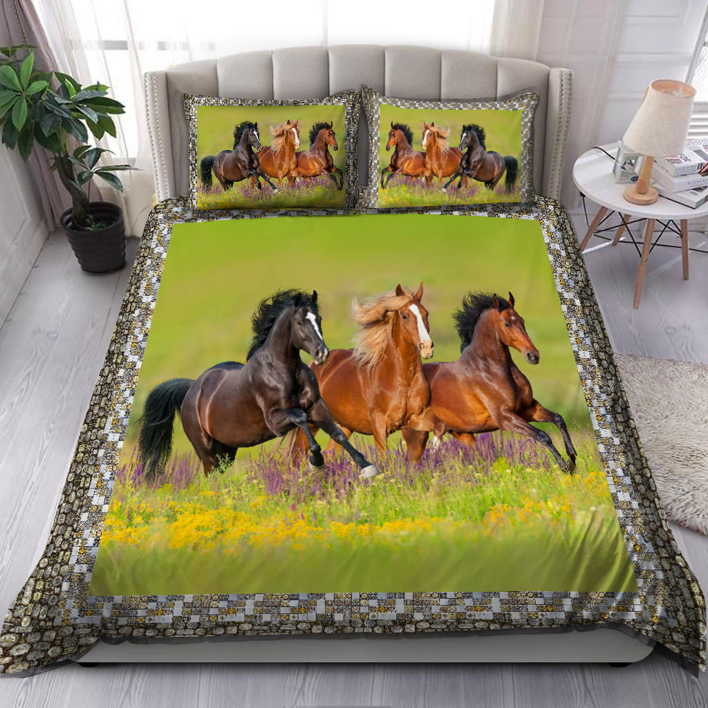 Beautiful Horse 3D All Over Printed Bedding Set