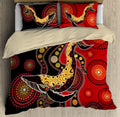 Aboriginal Shark hunting Australia Culture art Bedding set