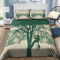 Premium All Over Printed Arborist Logger Lumberjack Chainsaw Bedding Set MEI