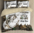Fishing Couple Great Fisherman and his best catch Bedding set