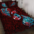 Aotearoa Maori Bedding Set Silver Fern Manaia Vibes ML