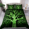 Premium All Over Printed Neon Tree Arborist Logger Lumberjack Bedding Set MEI