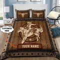 Personalized Name Rodeo Bedding Set Skull
