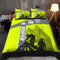 The Best Roofer Green 3D Bedding Set LAM