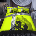 The Best Roofer Green 3D Bedding Set LAM