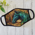 Horse Vintage Face Mask DL - Horse Themed Face Mask