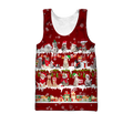 All Cat Breeds Christmas unisex 3d all over printed shirts