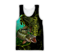 Northern Pike fishing underwater Yinyang camo 3d print shirts