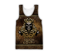 Pharaoh Skull Ancient Egypt 3D Shirts for men and women