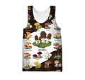 Edible mushroom hunting world 3d print shirts