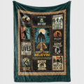 Custom Blanket Big Foot Believer - Sherpa Blanket DL