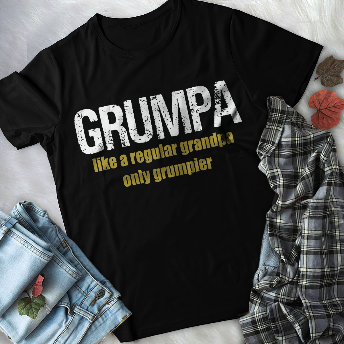 Grumpa Like A Regular Grandpa Only Grumpier T-shirt