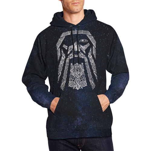 Viking Hoodie - Odin Symbol A6 - Amaze Style™-ALL OVER PRINT HOODIES