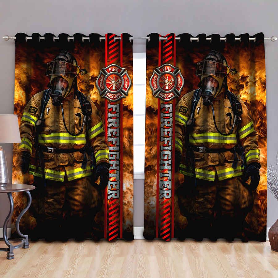 Brave Firefighter Curtains
