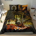 Cook Islands Tree Of Life Hourglass Bedding Set