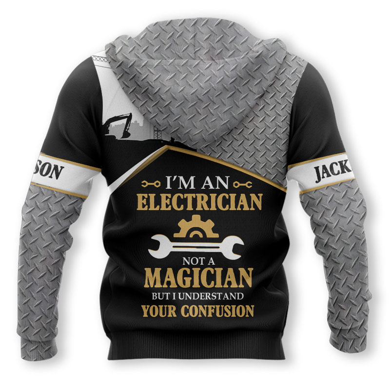 Premium Personalized 3D Printed Electrician Shirts MEI