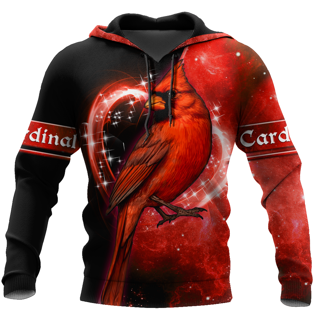 Cardinal Birds Red Color shirts dress shorts for men and women