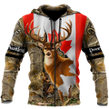Deer Hunting Canada 3D All Over Printed Shirts For Men HHT31082001-LAM