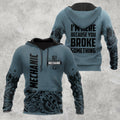 Mechanic 3D All Over Printed Hoodie For Men and Women TN