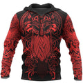 Vikings - The Raven Red of Odin Tattoo - Amaze Style™-Apparel