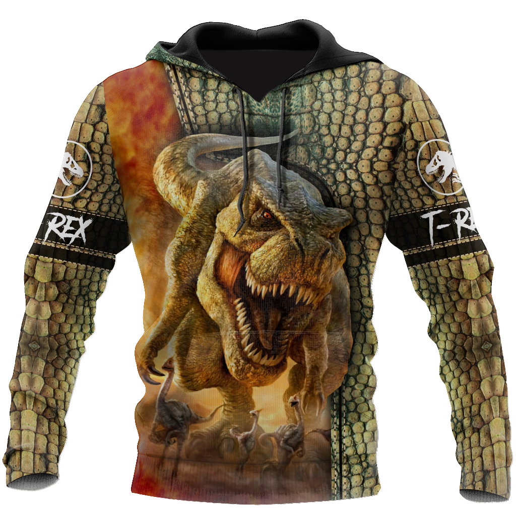 Dinosaur T-rex Skin 3D all over printed shirts