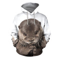 3D All Over Printed Otter Tops-Apparel-6teenth World-Hoodie-S-Vibe Cosy™