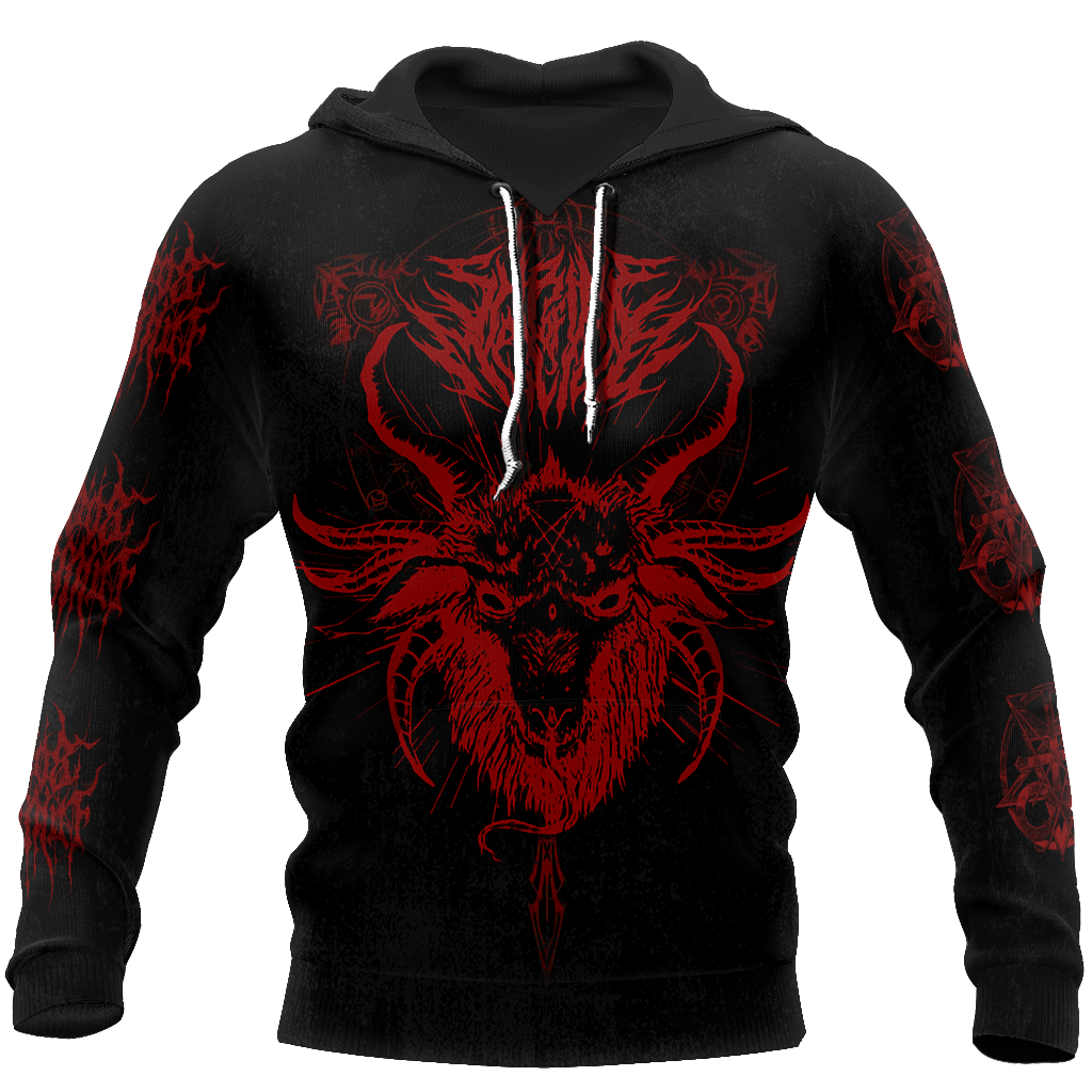 Satanic Devil  All Over Printed Hoodie JJ290201 - Amaze Style™-Apparel