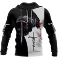 Knight God Jesus 3D All Over Printed Shirt Hoodie For Men And Women JJ060401 - Amaze Style™-Apparel