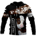 Love Cows - Happy Farm 3D All Over Printed Shirts
