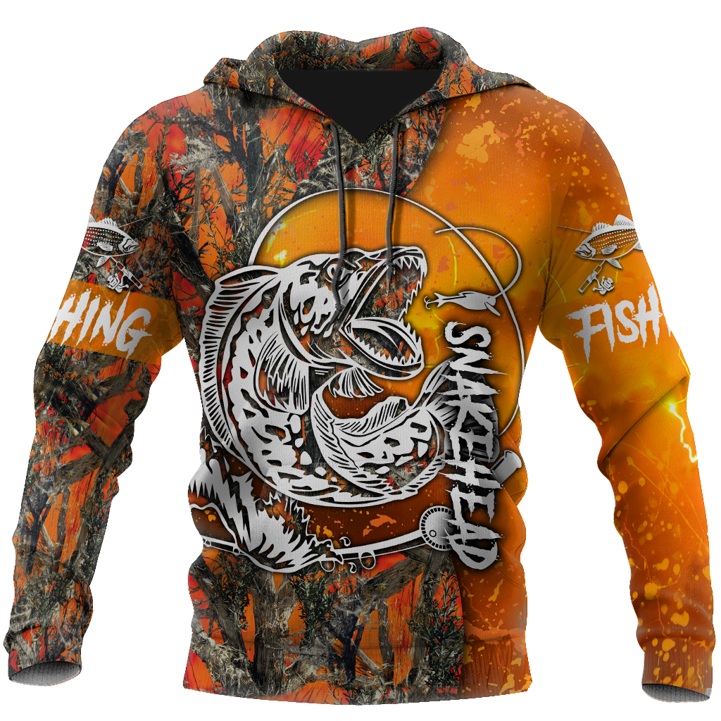 Snakehead Fishing Orange camo Women's Men's clothing TR2604203 - Amaze Style™-Apparel