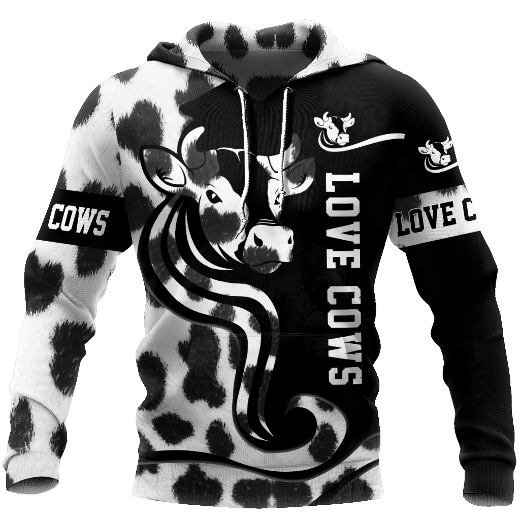 Love Dairy Cattle 3D All Over Printed Shirts For Men And Woman