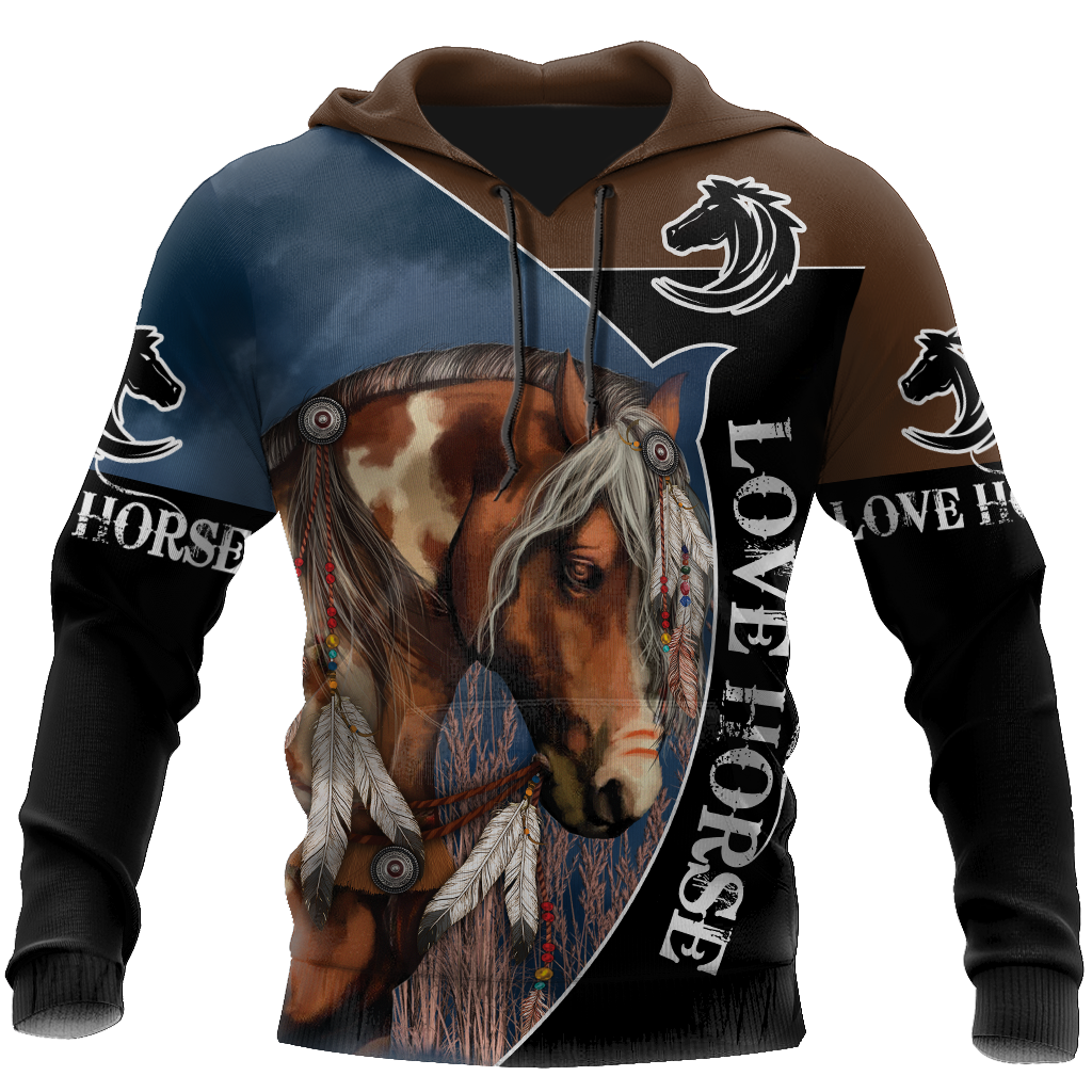 Beautiful Horse 3D All Over Printed Shirts For Men And Women TR2604200 - Amaze Style™-Apparel